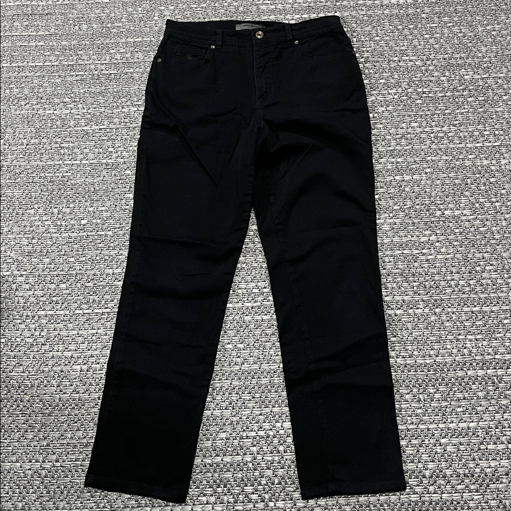 Nine West | Black High Rise Straight Leg Jeans